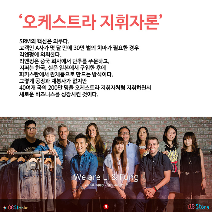 비비스토리, BBStory, 오케스트라 지휘자론, 리앤펑, Li & Fung
