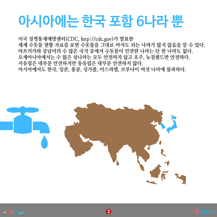 비비스토리, BBStory, Safe Water, 아시아에는 한국 포함 6나라 뿐
