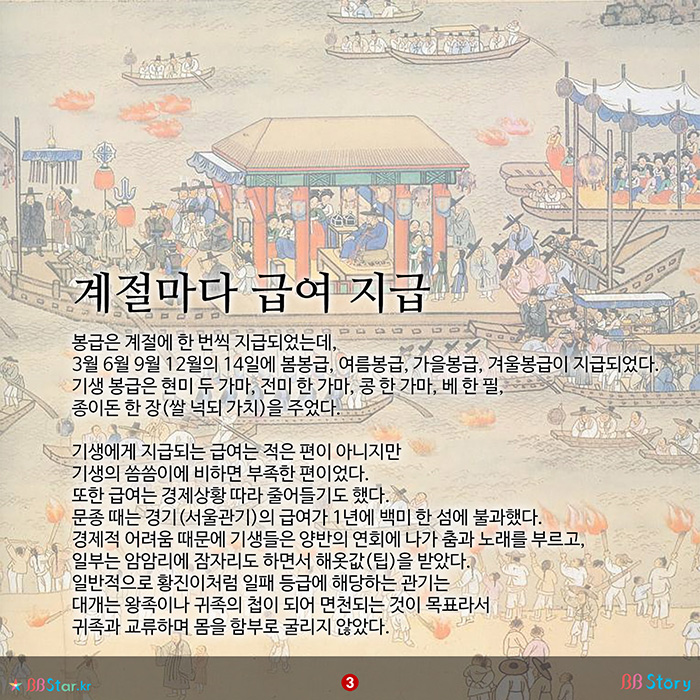 비비스토리, BBStory, 기생은 공무원인가, 조선시대 기생의 신분에 대하여