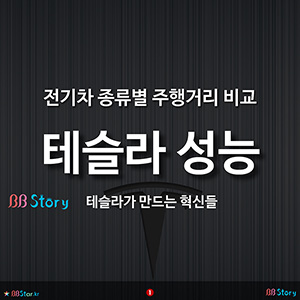 전기차 종류별 주행거리 비교, 테슬라 성능