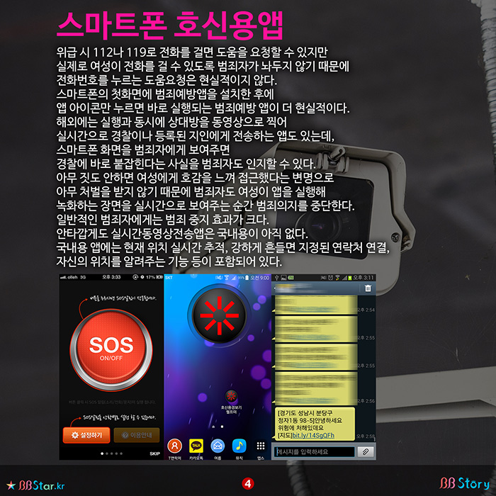 비비스토리, BBStory, 현실성 있는 추천 호신용품