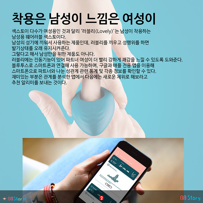 비비스토리, BBStory, 남성용 웨어러블 스마트토이, 러블리