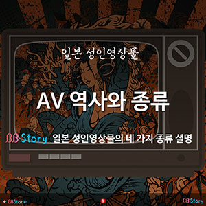 일본 성인영상물 AV의 역사와 종류