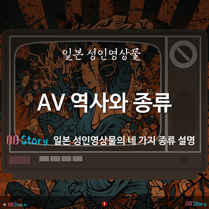 비비스토리, BBStory, 일본 성인영상물 AV 역사와 종류