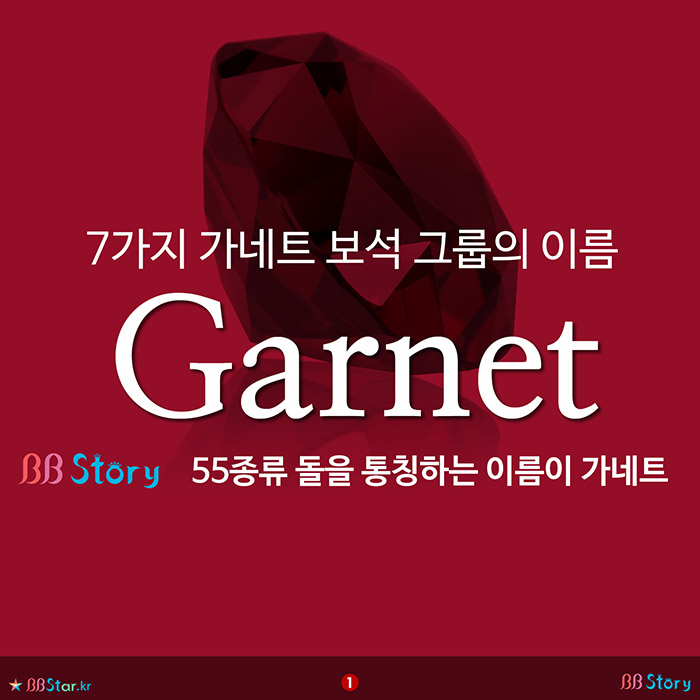 비비스토리, BBStory, 7가지 가네트 보석 그룹의 이름 가네트 Garnet