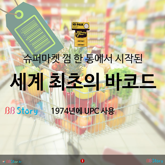 비비스토리, BBStory, 슈퍼마켓 껌 한 통에서 시작된, 세계 최초의 바코드