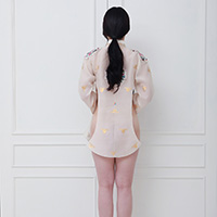 비비스타 화보 모델, 차현, chahyun, 한복 당의 하의실종 컨셉