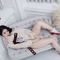 비비스타 화보 모델, 차현, chahyun, 한복 당의 하의실종 컨셉