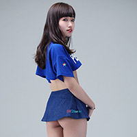 비비스타 화보모델, 미스이츠비, 가영, 섹시컨셉, 크롭티, 미니스커트