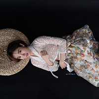 비비스타 화보 모델, 금비, gumbi, 스튜디오촬영, 시스루 섹시 한복 컨셉