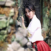 비비스타 화보 모델, 혜진, hyejin, 한복촬영, 야외촬영, 생활한복,