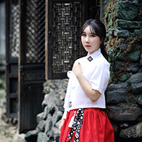 비비스타 화보 모델, 혜진, hyejin, 한복촬영, 야외촬영, 생활한복,