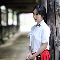 비비스타 화보 모델, 혜진, hyejin, 한복촬영, 야외촬영, 생활한복,