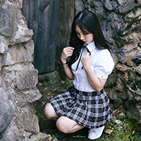 비비스타 화보 모델, hyejin, 혜진, hyejin, 스쿨룩 컨셉, 야외 촬영