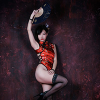 비비스타 무료프로필 이벤트  모델, 강선혜, 섹시치파오 하이레그치파오 컨셉