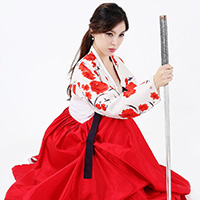 비비스타, 김이루, 태권소녀, 섹시 컨셉, 무술, 태권도, 발차기