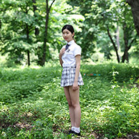 비비스타 화보 모델, 리유 RiU, 청순 섹시 소녀 컨셉, 야외촬영, 스쿨룩, school-look, 교복