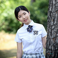 비비스타 화보 모델, 리유 RiU, 청순 섹시 소녀 컨셉, 야외촬영, 스쿨룩, school-look, 교복
