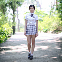 비비스타 화보 모델, 리유 RiU, 청순 섹시 소녀 컨셉, 야외촬영, 스쿨룩, school-look, 교복