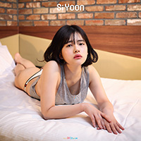 비비스타 화보 모델, 시윤, siyoon, 야외촬영,모텔, 베드신, 침대, bed, 크롭티, 섹시컨셉
