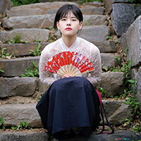 비비스타 화보 모델, 시윤, siyoon, 야외촬영, 한복컨셉, 한복, 생활한복, 시스루저고리, 시스루한복