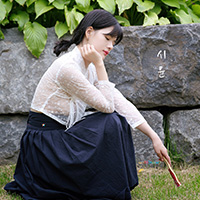 비비스타 화보 모델, 시윤, siyoon, 야외촬영, 한복컨셉, 한복, 생활한복, 시스루저고리, 시스루한복