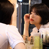 비비스타 화보 모델, 시윤, siyoon, 야외촬영, 스쿨룩블라우스,미니스커트,교복