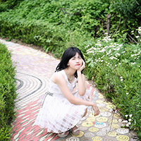 비비스타 화보 모델, 시윤, siyoon, 야외촬영, 원피스, 청순