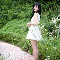 비비스타 화보 모델, 시윤, siyoon, 야외촬영, 원피스, 청순