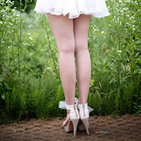 비비스타 화보 모델, 시윤, siyoon, 야외촬영, 원피스, 청순