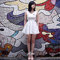 비비스타 화보 모델, 시윤, siyoon, 야외촬영, 원피스, 청순