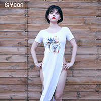 비비스타 화보 모델, 시윤, siyoon, 야외촬영, 롱원피스, 롱드레스, 롱셔츠,모텔, 청순